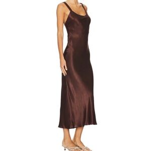 REVOLVE X Avani dress in chocolate NWT XS